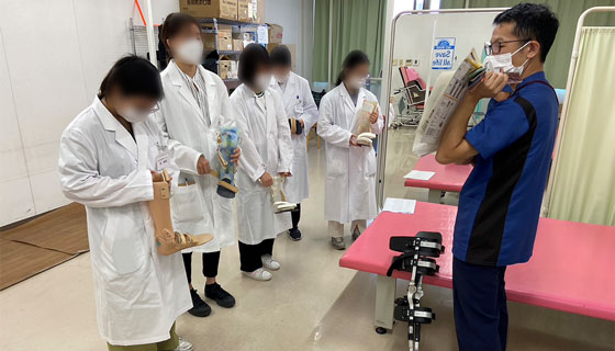 リハビリテーション課装具体験