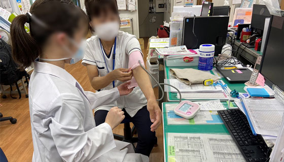 血圧測定体験